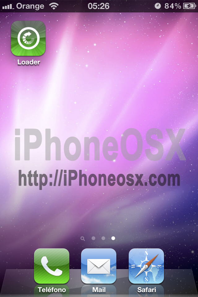 icono Loader en iPhone