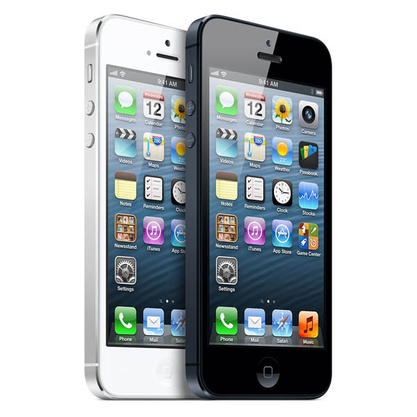 iPhone 5 negro y blanco