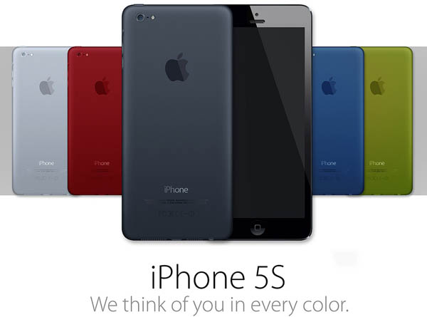 iPhone 5S en diferentes colores