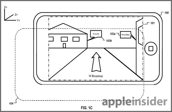 Apple patenta un sistema de guiado similar a Street View