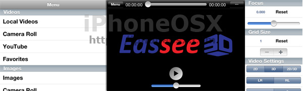 Videos 3D en el iPhone sin necesidad de gafas gracias a Eassee 3D