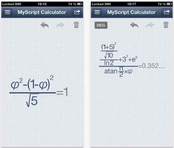 MyScript Calculator, esencial si necesitas ayuda con las matemáticas