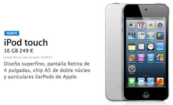 Un vistazo en vídeo al nuevo iPod Touch de 16Gb