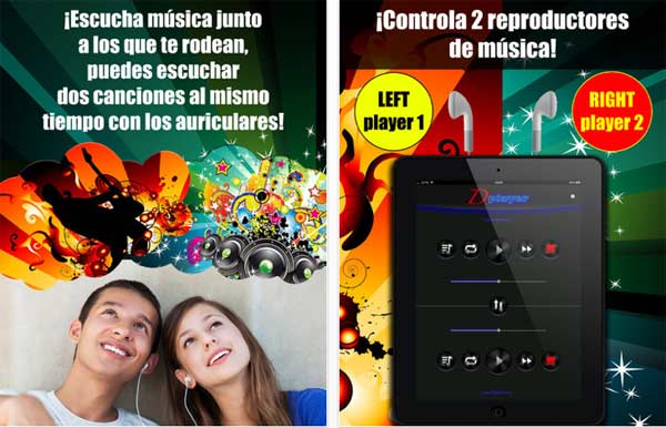 Double Music Player for Headphones Pro para iPhone