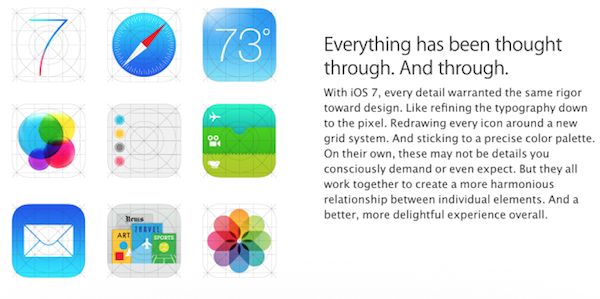 Apple muestra por error algunos iconos alternativos de iOS 7