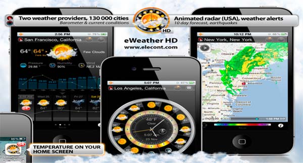 Una de las mejores apps meteorológicas de la App Store