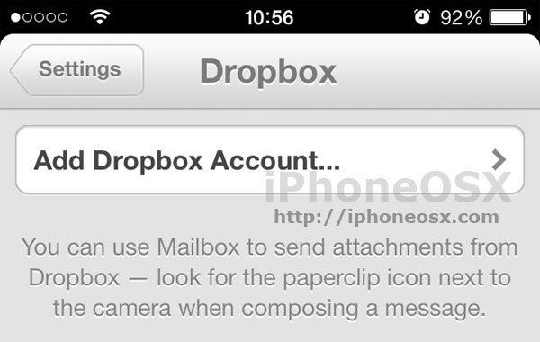 Aumentar 1GB en Dropbox con la app Mailbox