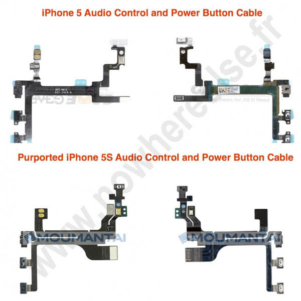 Nuevas piezas filtradas del iPhone 5S o iPhone 5C