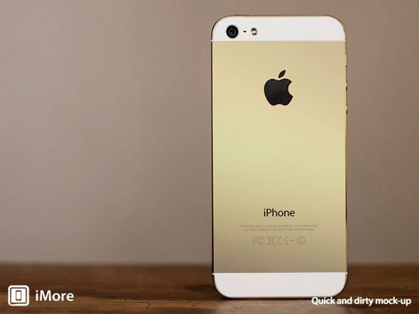 El iPhone 5S dorado parece que va a ser una realidad
