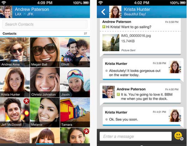 BlackBerry Messenger disponible en la AppStore
