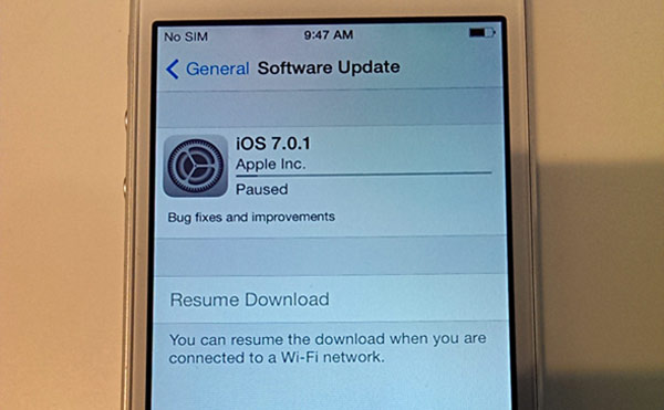 Disponible la versión iOS 7.0.1 para iPhone 5C y iPhone 5S