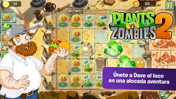 El juego Plants vs. Zombies 2 se actualiza