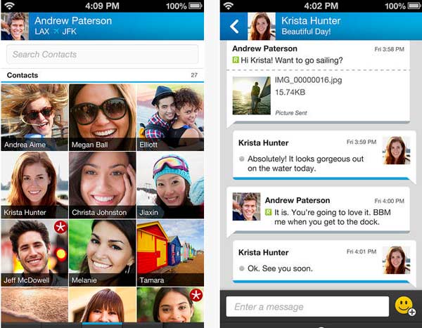 Blackberry Messenger para iPhone ya se puede descargar desde la AppStore