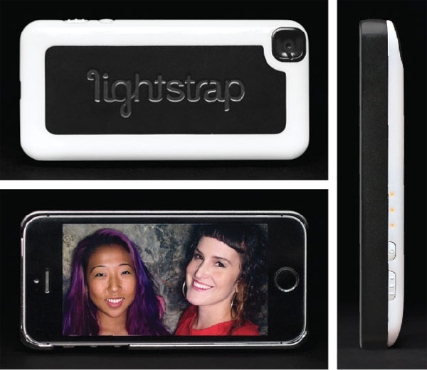 LightStrap proporciona un flash muy potente para nuestro iPhone