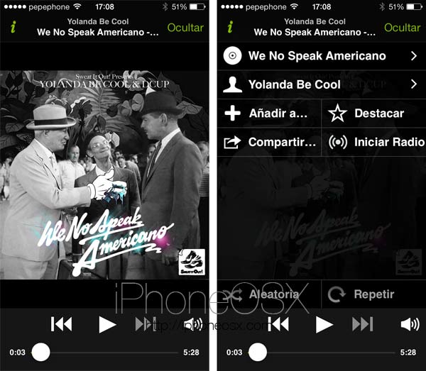 Spotify llega gratis al iPhone