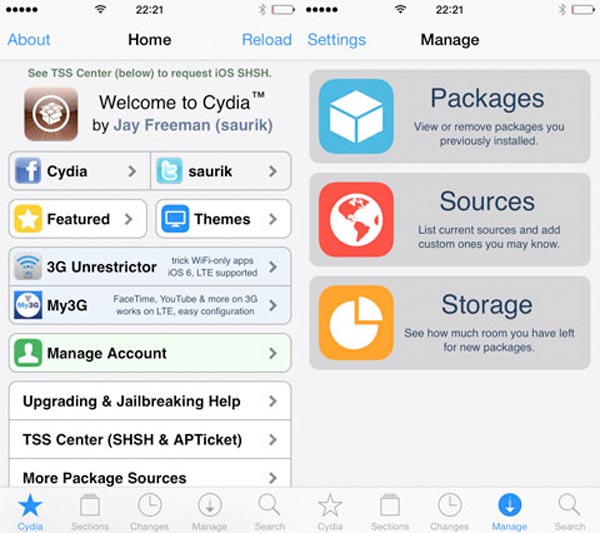 Cydia se actualiza a iOS 7 con la versión 1.1.9 