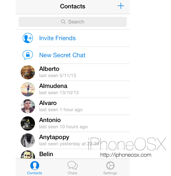 Análisis de Telegram Messenger para iPhone