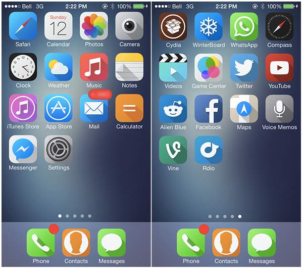 Ya podemos descargar Winterboard para iOS 7 e instalar temas en el iPhone