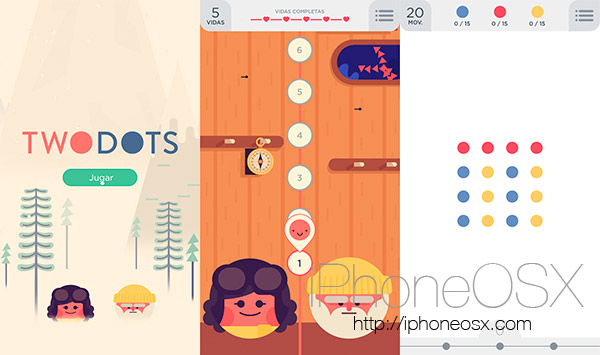 Two Dots y la adicción de los juegos sencillos en tu iPhone