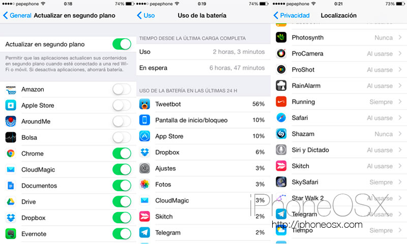Empezar con iOS 8: conceptos y ajustes básicos